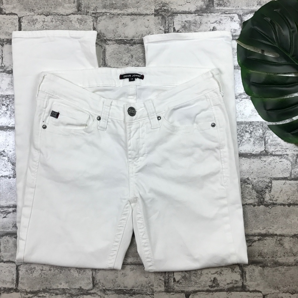 Dear John White Jeans Size 28